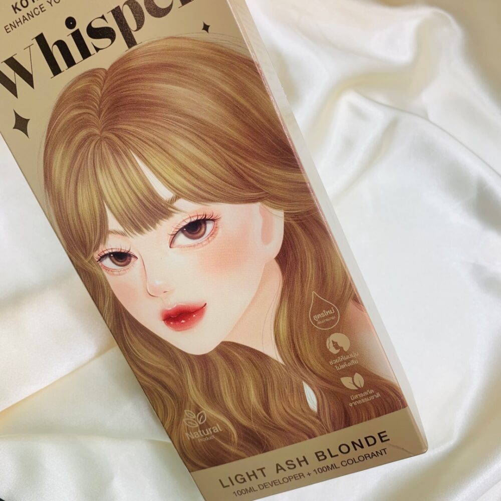 Kota Cosmetics Whisper Hair Color - Light Ash Blonde